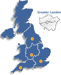 Image Map of UK